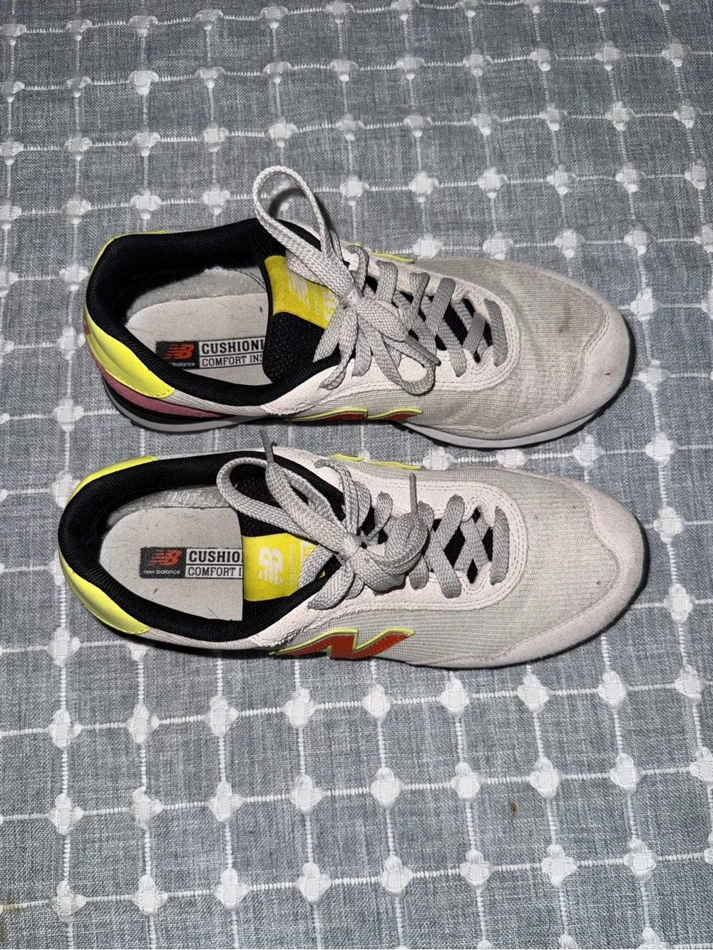 New Balance Sneakers with Orange & Yellow Accents - Picture 3 of 4